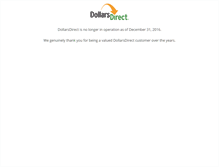 Tablet Screenshot of dollarsdirect.ca